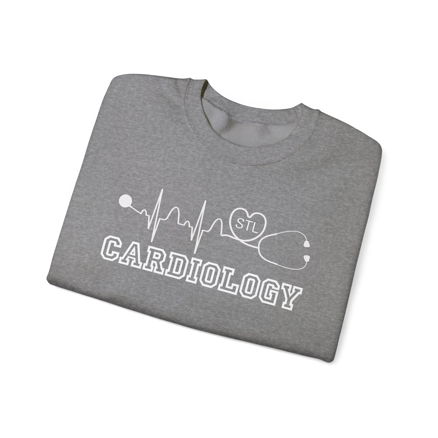 STL Cardiology EKG RN Comfy Gildan Sweatshirt, EKG STL  love, wear out or at work!