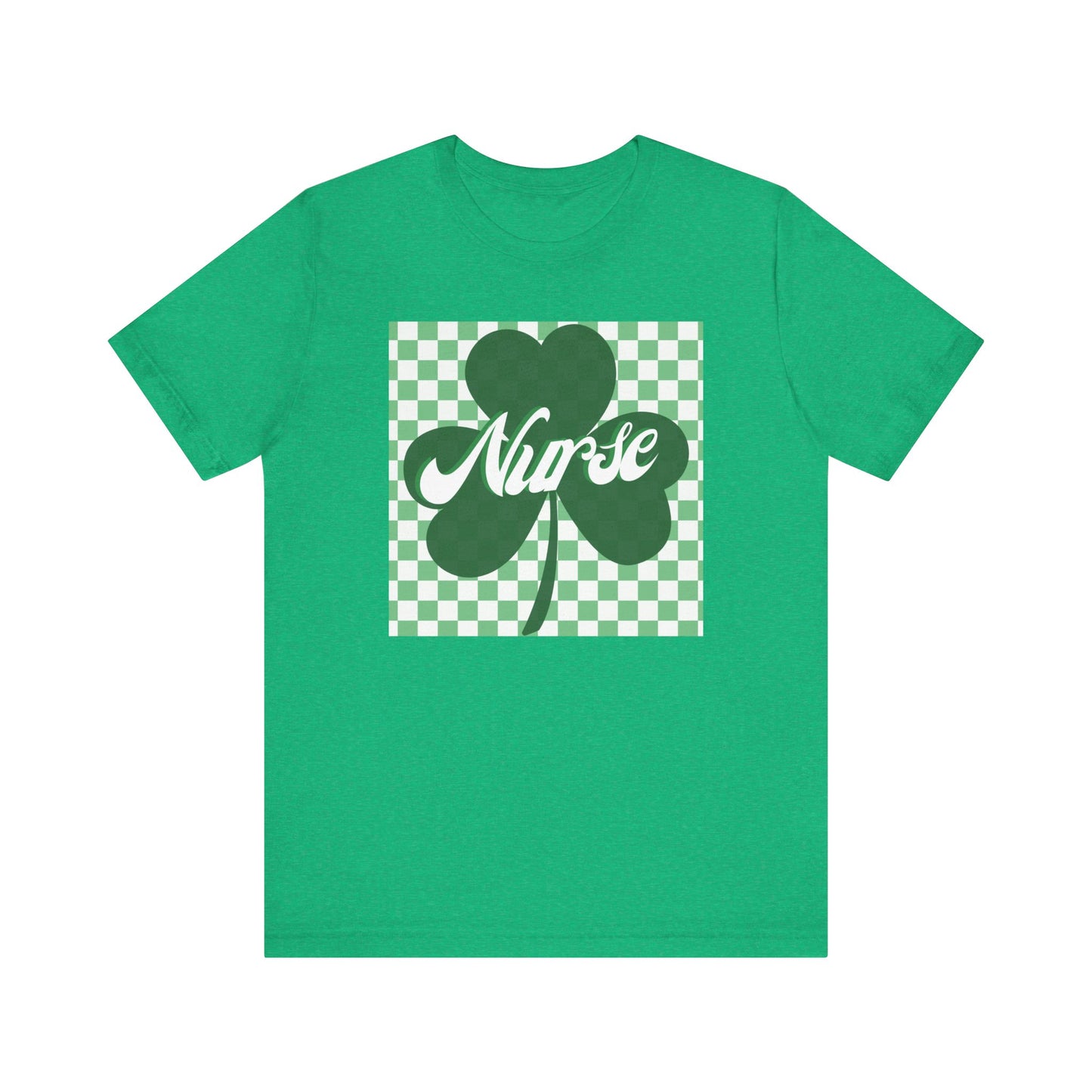 Retro St. Patrick’s Day Nurse Shirt, Comfy, stretchy Bella Canvas