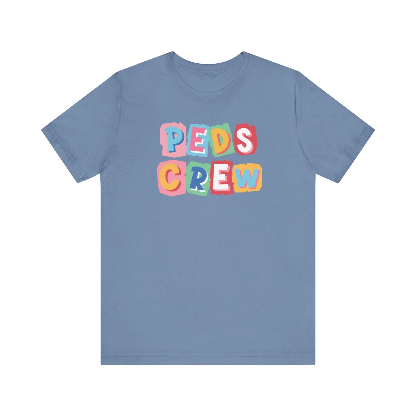 Peds crew nurse tshirt , retro 90s theme nurse tshirt