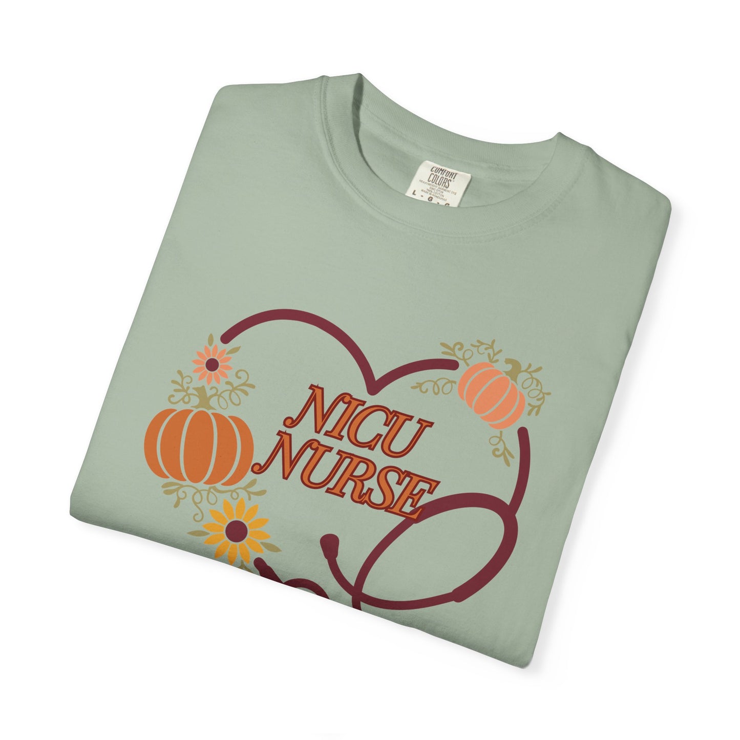 Nice Fall Emergency Department Stethoscope heart shirt, comfort colors.