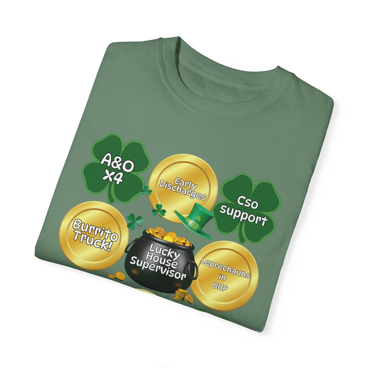 Lucky House Supervisor Comfort colors St. Patrick’s T-shirt