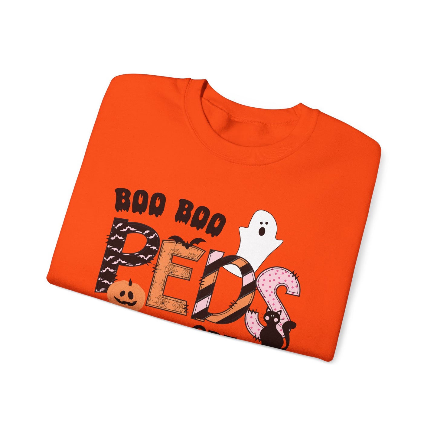 Boo Boo Peds Crew, pediatric nurse sweatshirt, Halloween sweatshirt, spooky season, ER RN, NICU nurseHalloween Nurse, comfort colors