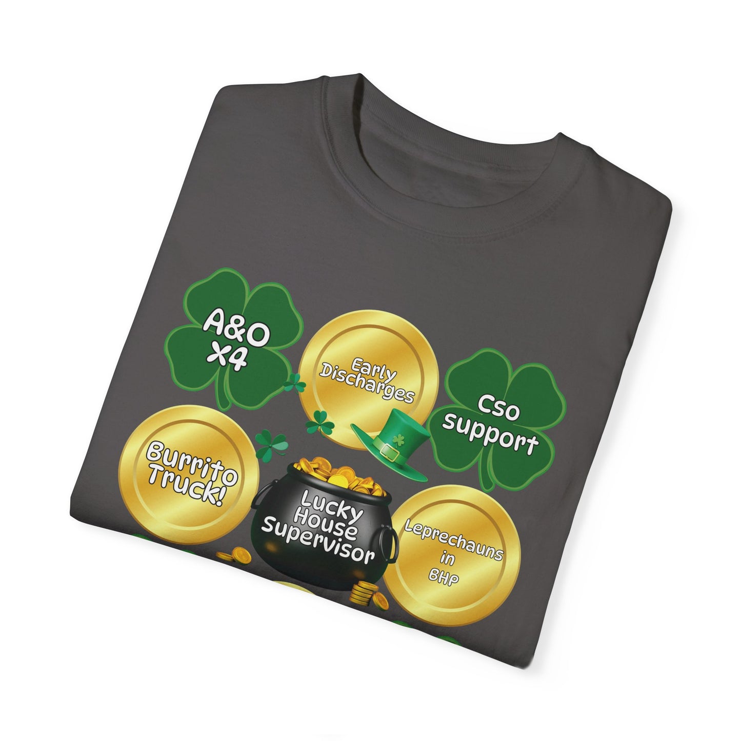 Lucky House Supervisor Comfort colors St. Patrick’s T-shirt