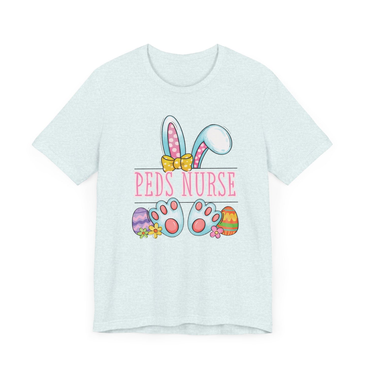 Easter Women Shirt, Retro Chick,Peds Nurse shirt, Easter nurse,