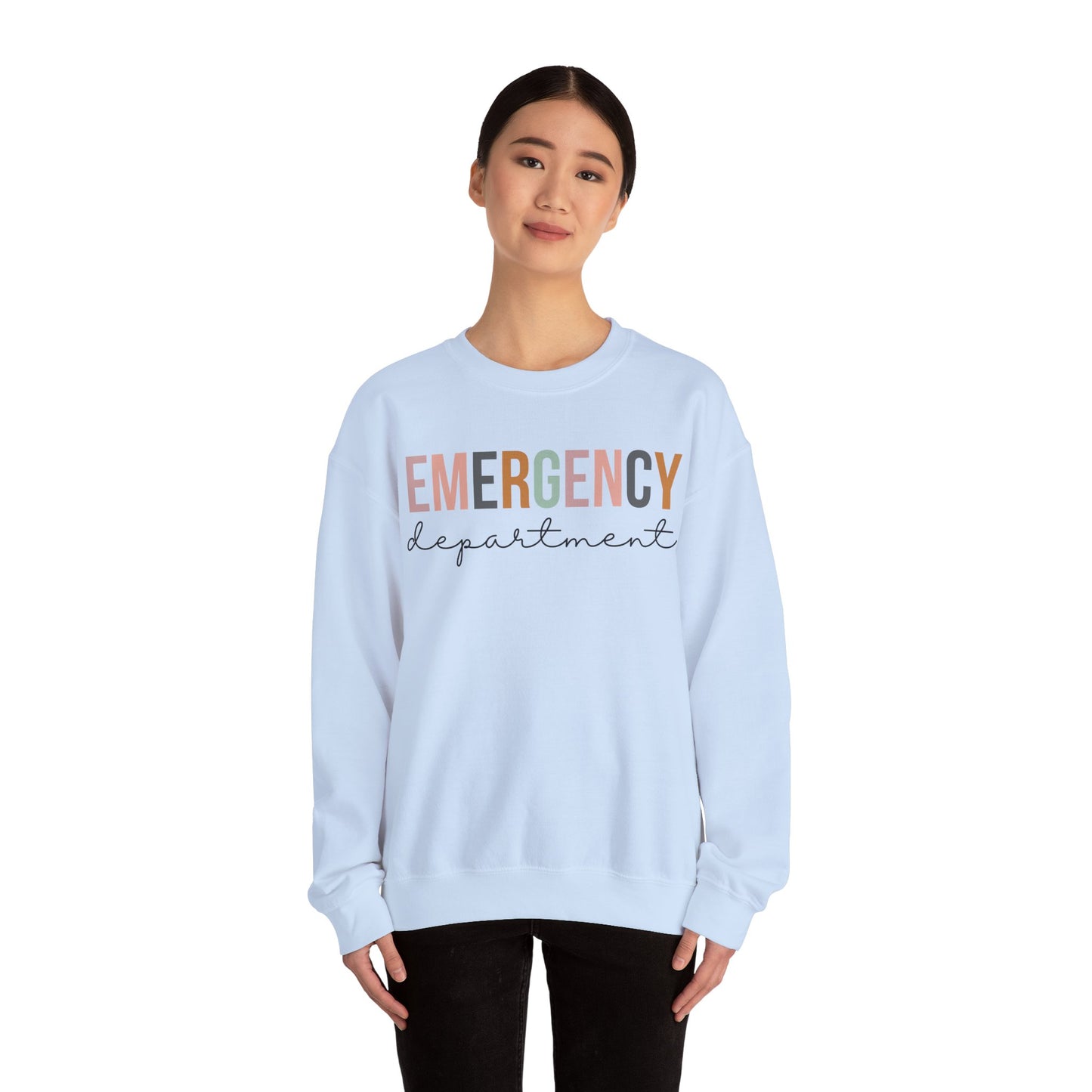 Emergency Department Simple and Cute Gildan Sweatshirt
