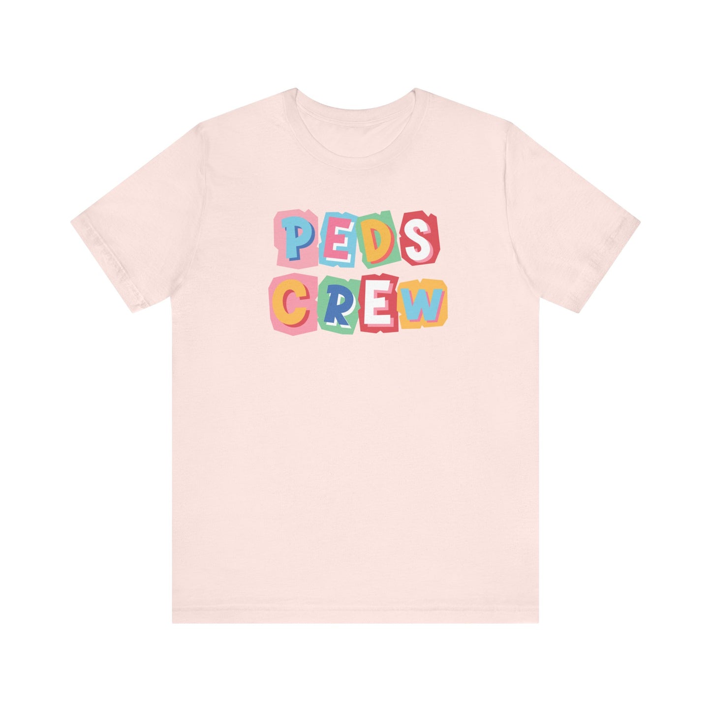 Peds crew nurse tshirt , retro 90s theme nurse tshirt