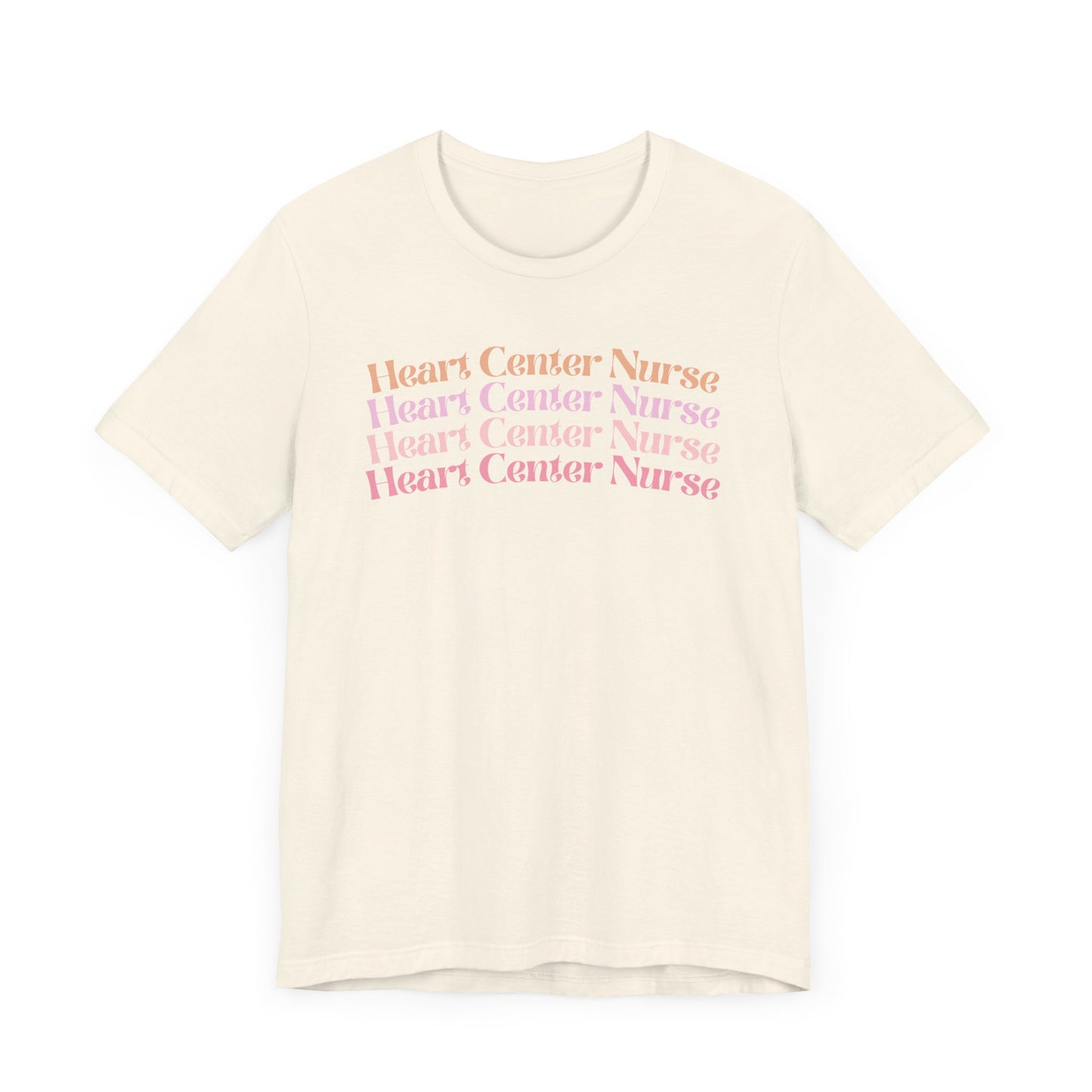 Heart Center Nurse Shirt, Cardiac Nurse Shirt, groovy nurse tees, nurse shirt for work, RN nurse shirt, cute nurse shirt, registered nurse