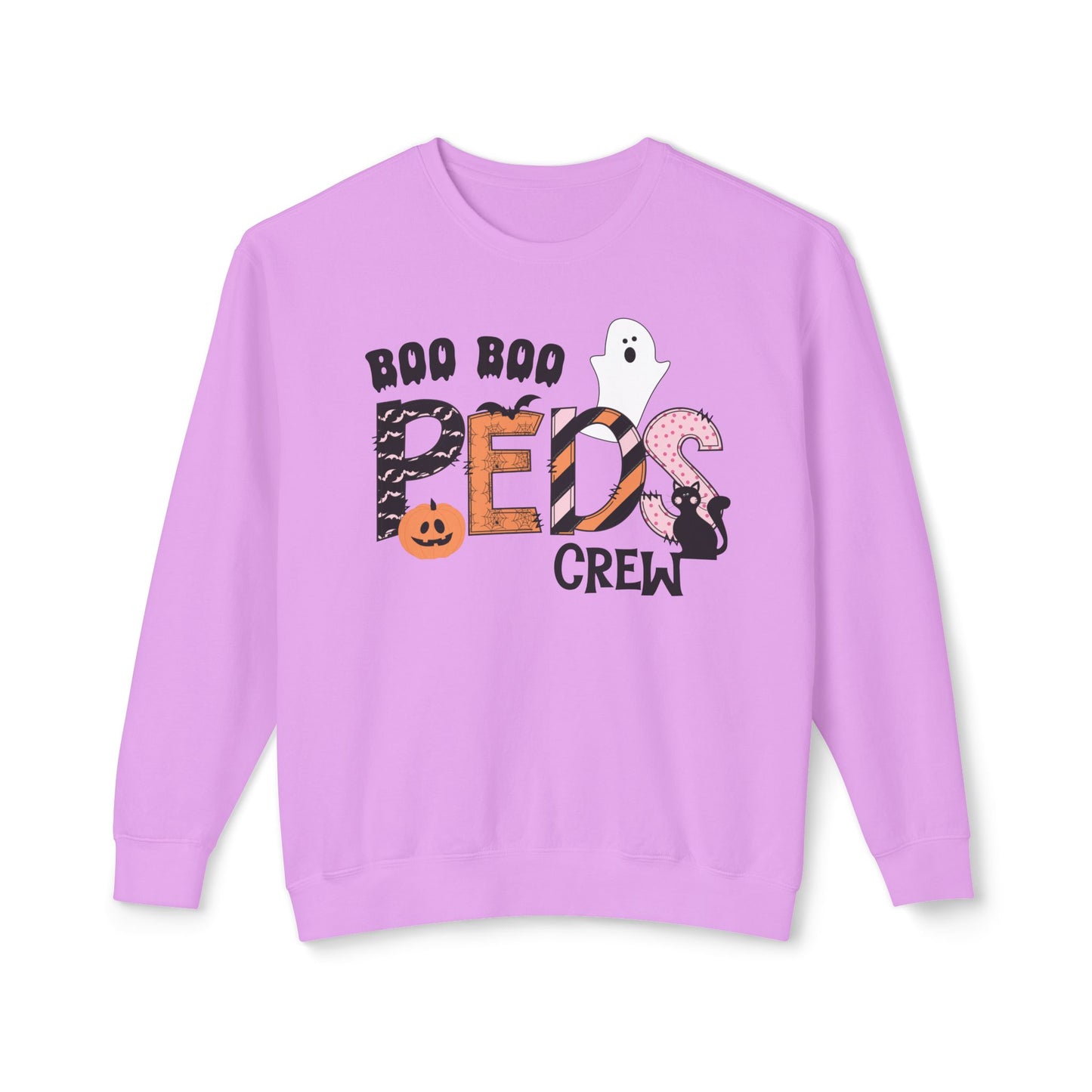 Boo Boo Peds Crew, pediatric nurse sweatshirt, Halloween sweatshirt, spooky season, ER RN, NICU nurseHalloween Nurse, comfort colors