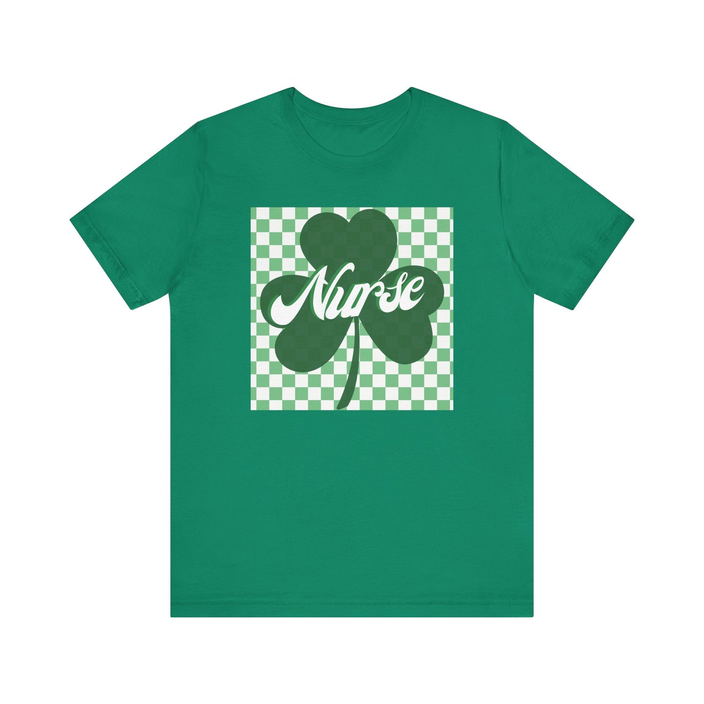 Retro St. Patrick’s Day Nurse Shirt, Comfy, stretchy Bella Canvas