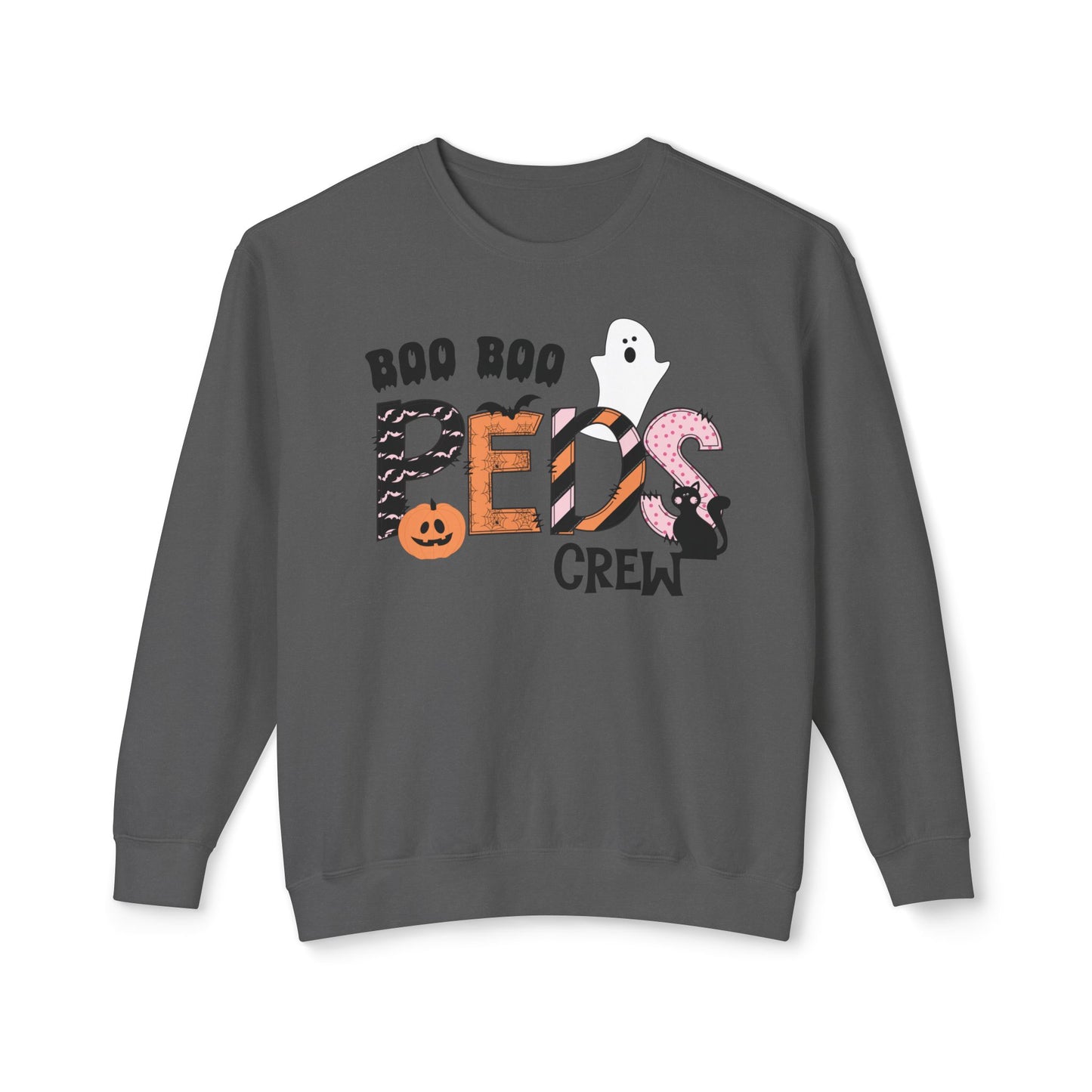 Boo Boo Peds Crew, pediatric nurse sweatshirt, Halloween sweatshirt, spooky season, ER RN, NICU nurseHalloween Nurse, comfort colors