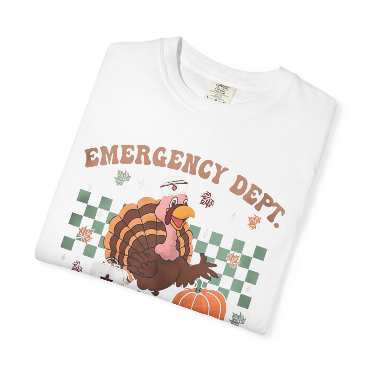 Comfort colors gobble squad tshirt, emergency gobble squad