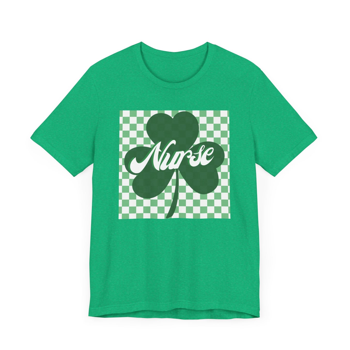 Retro St. Patrick’s Day Nurse Shirt, Comfy, stretchy Bella Canvas