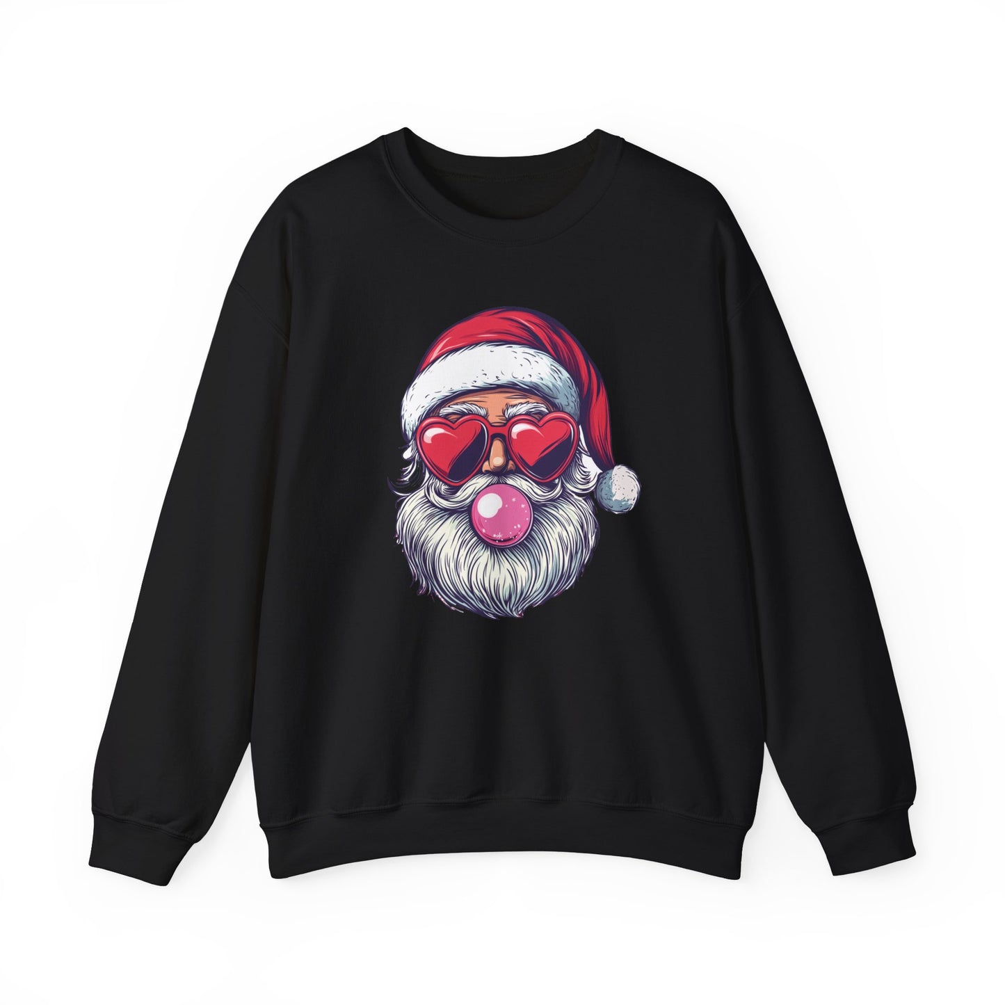 Super cute Santa Blowing Bubblegum sweatshirt