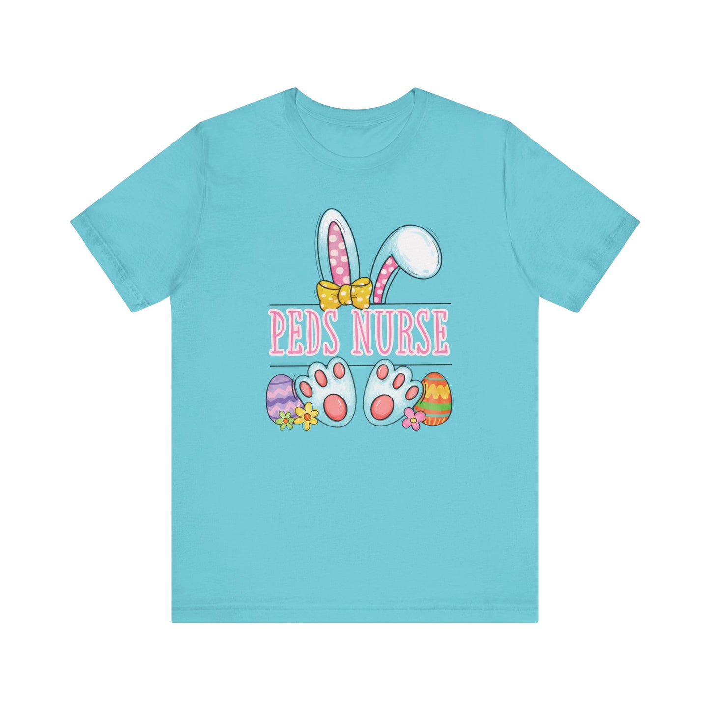 Easter Women Shirt, Retro Chick,Peds Nurse shirt, Easter nurse,