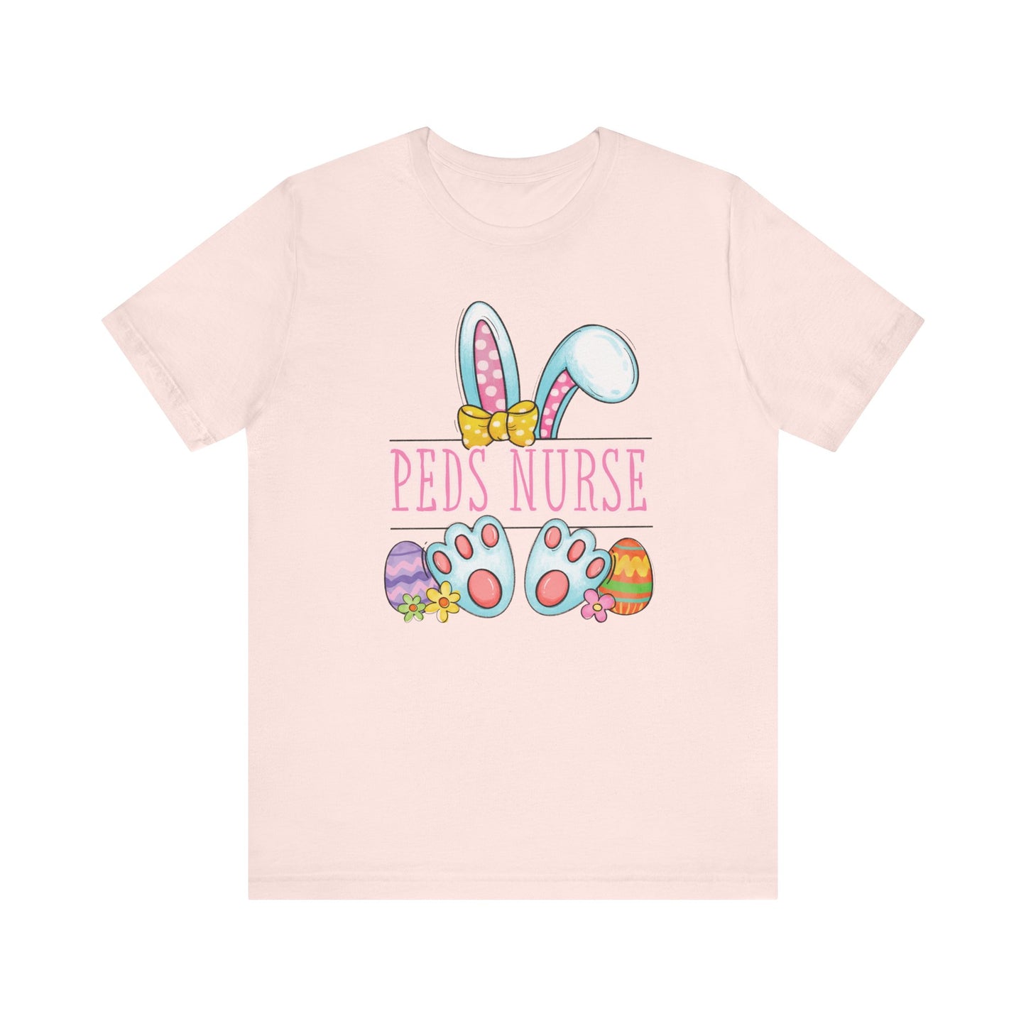 Easter Women Shirt, Retro Chick,Peds Nurse shirt, Easter nurse,