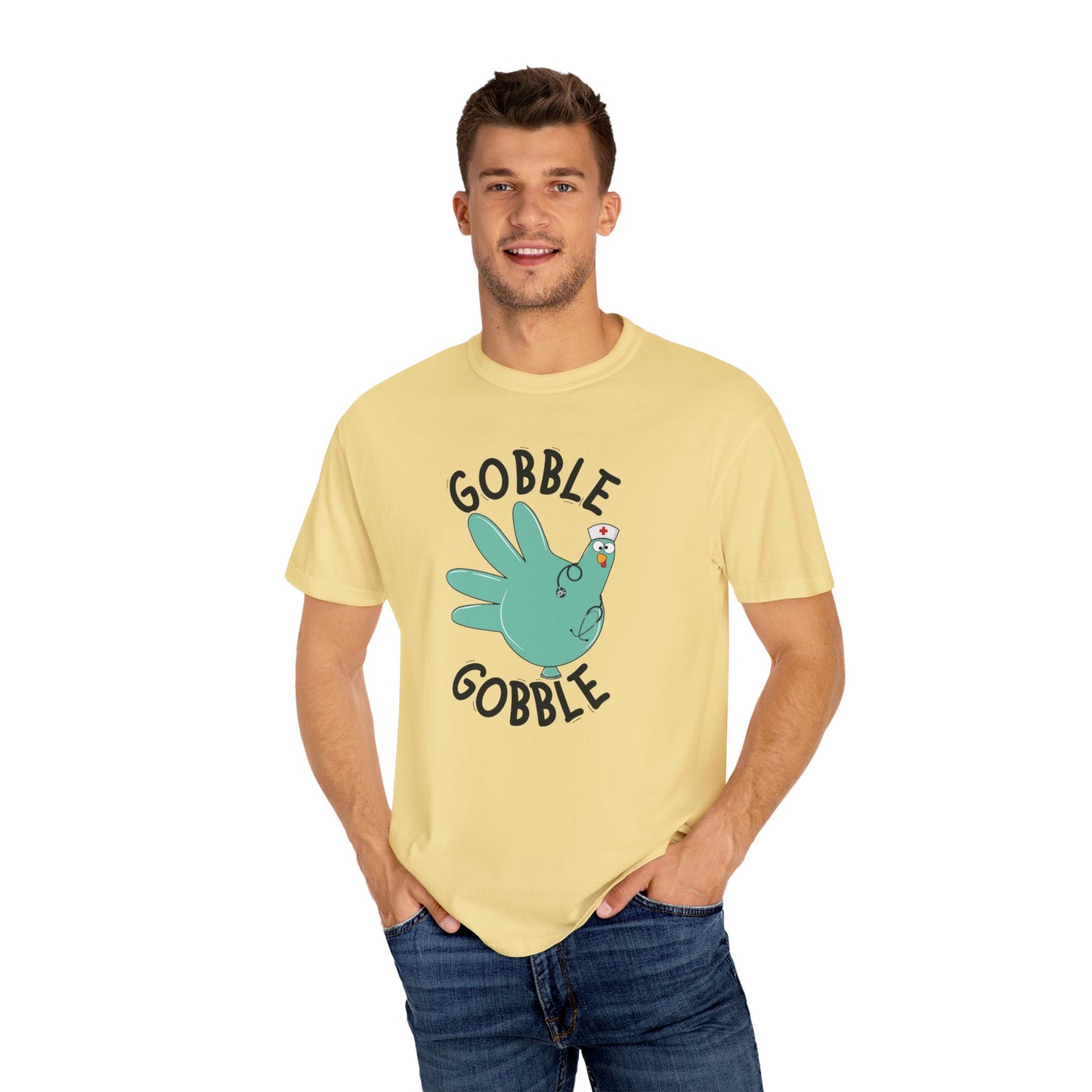Comfort colors gobble gobble funny tshirt, nurse gobble shirt