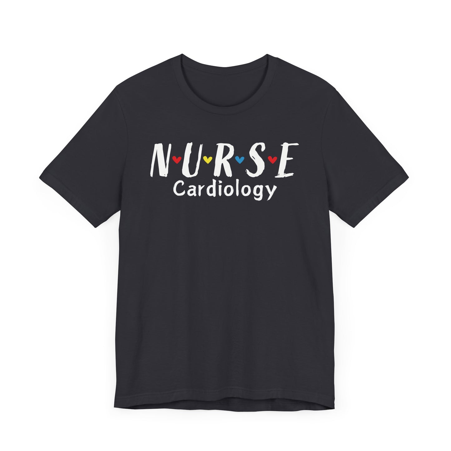 Cute Heart Nurse Cardiology Bella Canvas Shirt