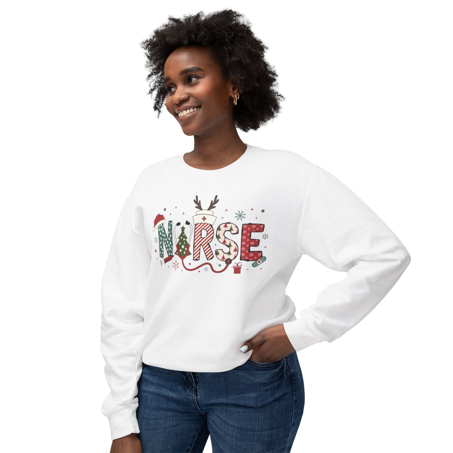 Comfort colors Nurse Christmas Christmas sweatshirt