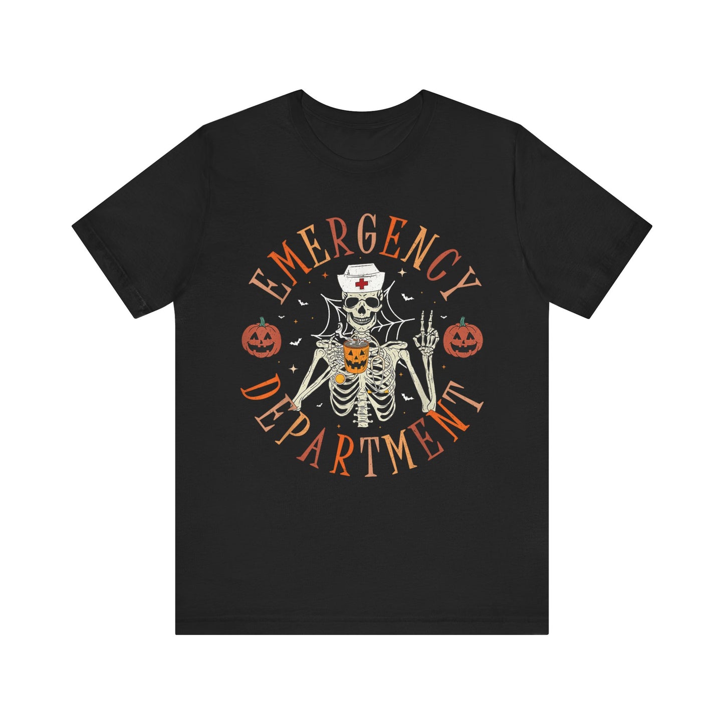 Skeleton ED Nurse , pediatric nurse Halloween shirt, gildan skeleton nurse shirt, Peds nurse , Spooky nurse shirt