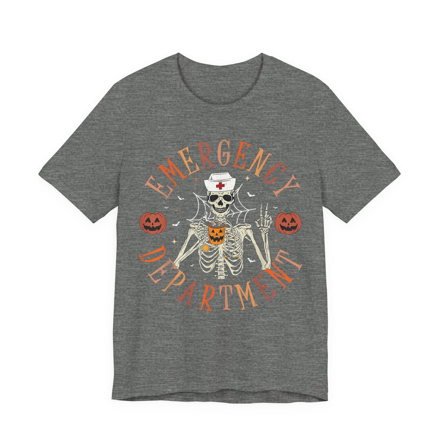 Skeleton ED Nurse , pediatric nurse Halloween shirt, gildan skeleton nurse shirt, Peds nurse , Spooky nurse shirt