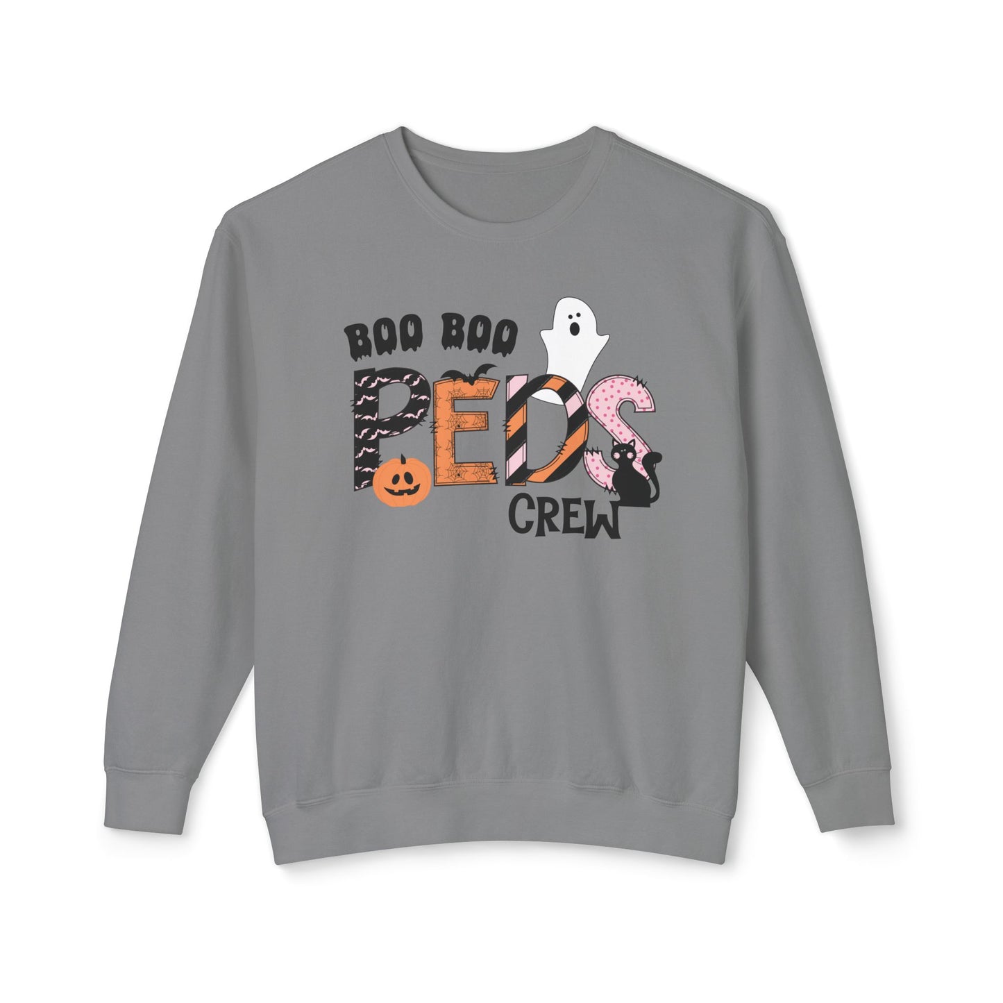 Boo Boo Peds Crew, pediatric nurse sweatshirt, Halloween sweatshirt, spooky season, ER RN, NICU nurseHalloween Nurse, comfort colors