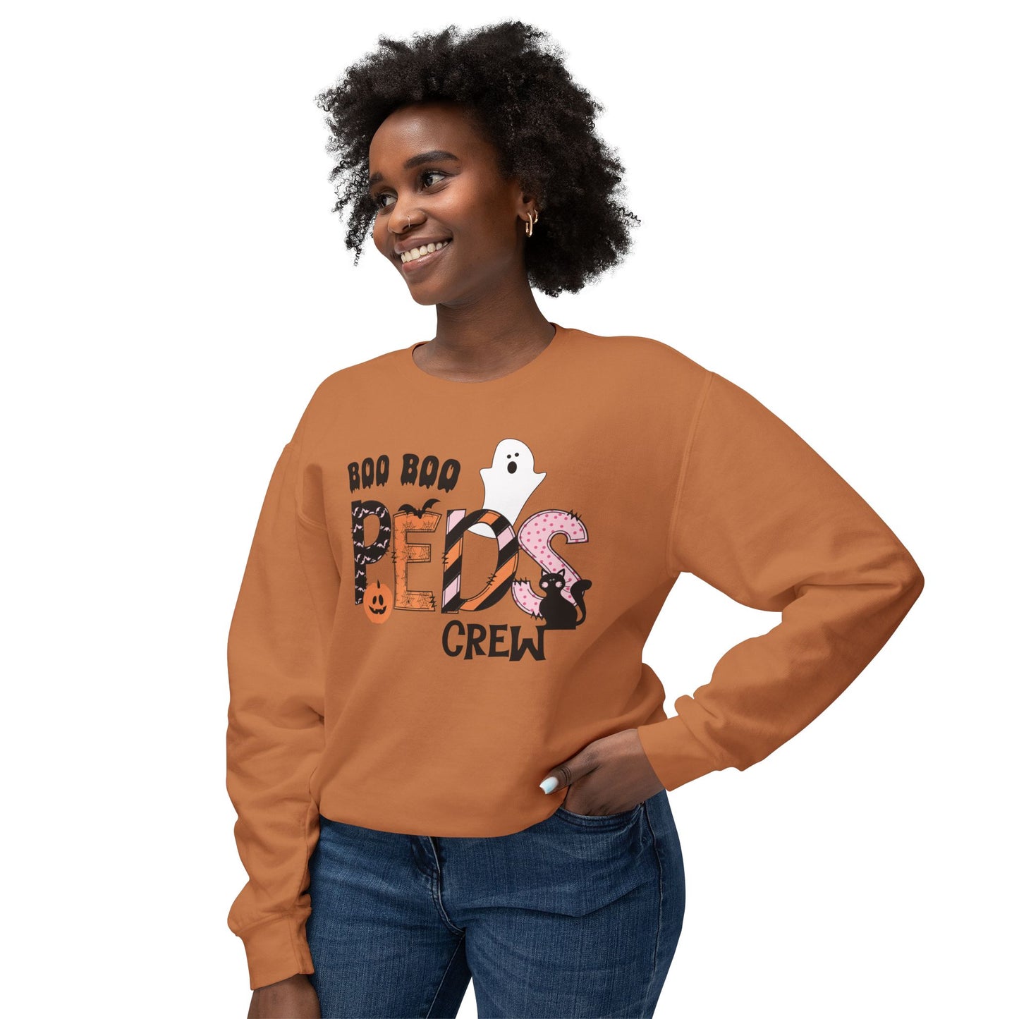 Boo Boo Peds Crew, pediatric nurse sweatshirt, Halloween sweatshirt, spooky season, ER RN, NICU nurseHalloween Nurse, comfort colors