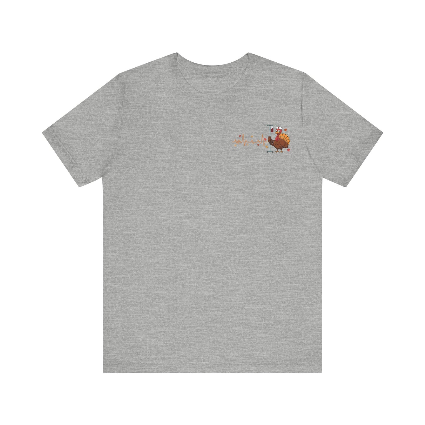 Turkey pocket design ED Nurse , pediatric nurse thanksgiving  shirt, gildan turkey ekg nurse shirt, Peds nurse , fall nurse shirt