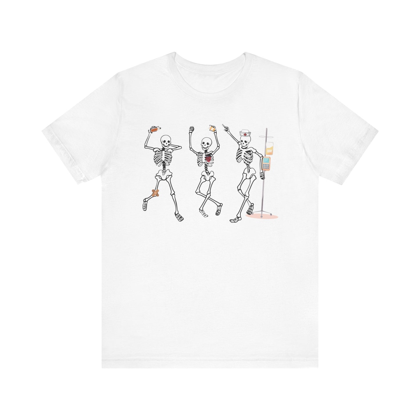 Dancing Skeleton Halloween Tshirt, Halloween shirt, nurse tshirt , spooky season, funny Halloween sweatshirt