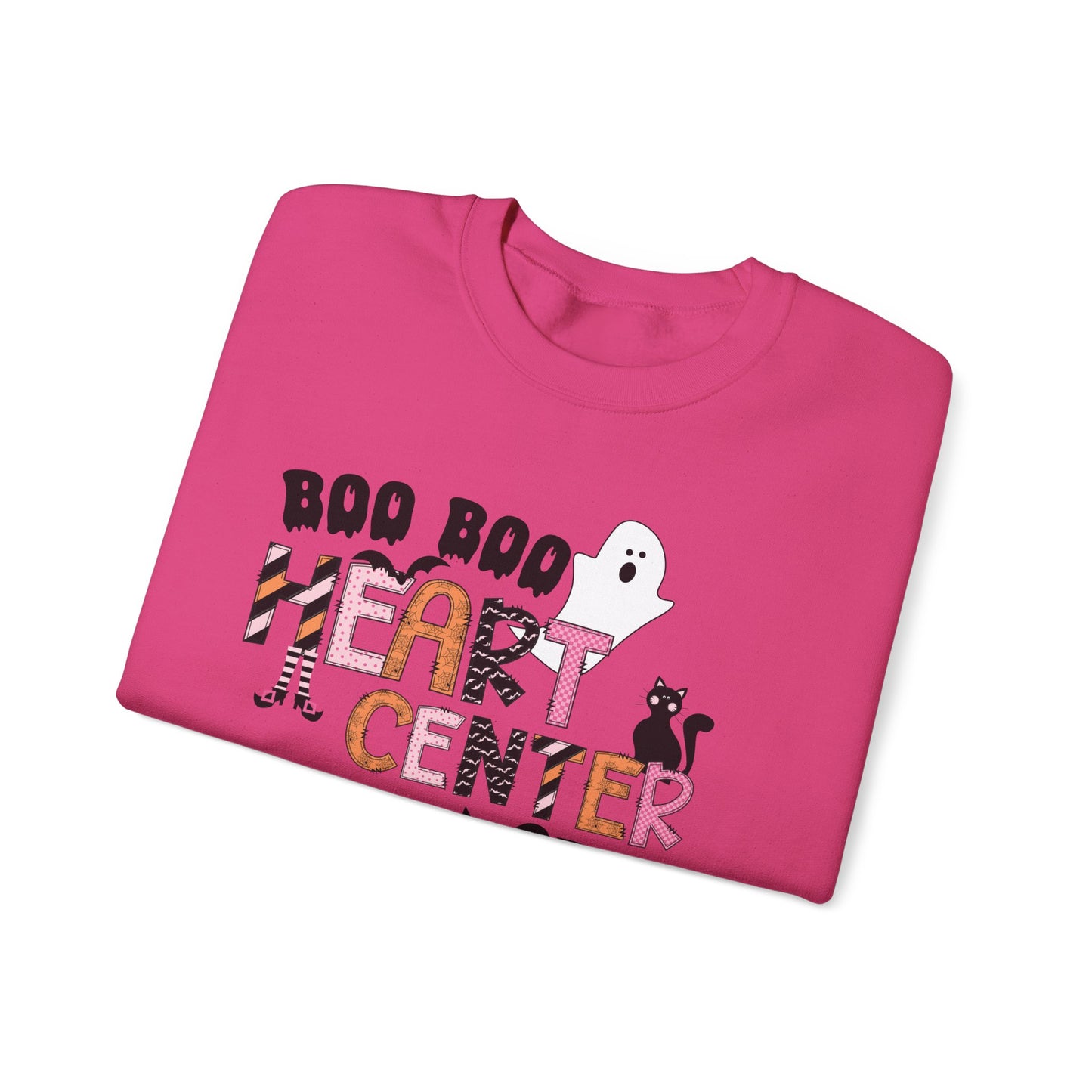 Cardiac Nurse Boo Boo Peds Crew, pediatric nurse Halloween sweatshirt,gildan  ghost nurse sweatshirt, Peds nurse , Spooky nurse shirt
