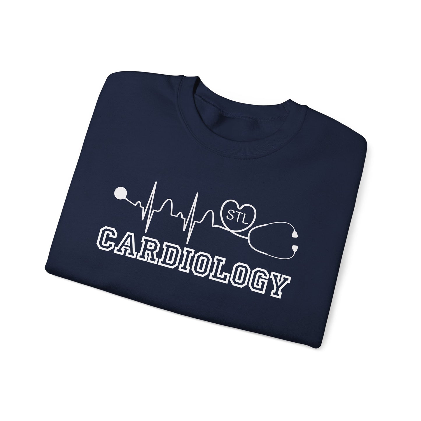 STL Cardiology EKG RN Comfy Gildan Sweatshirt, EKG STL  love, wear out or at work!