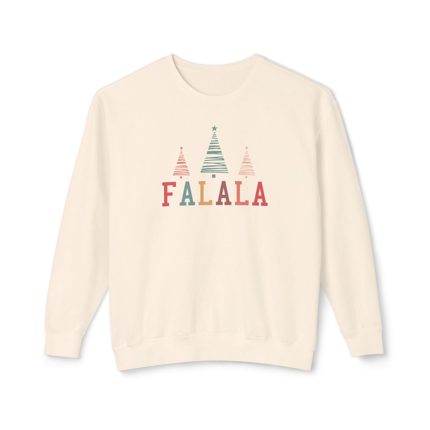 Simple Cute FALALA Comfort Colors Christmas sweatshirt