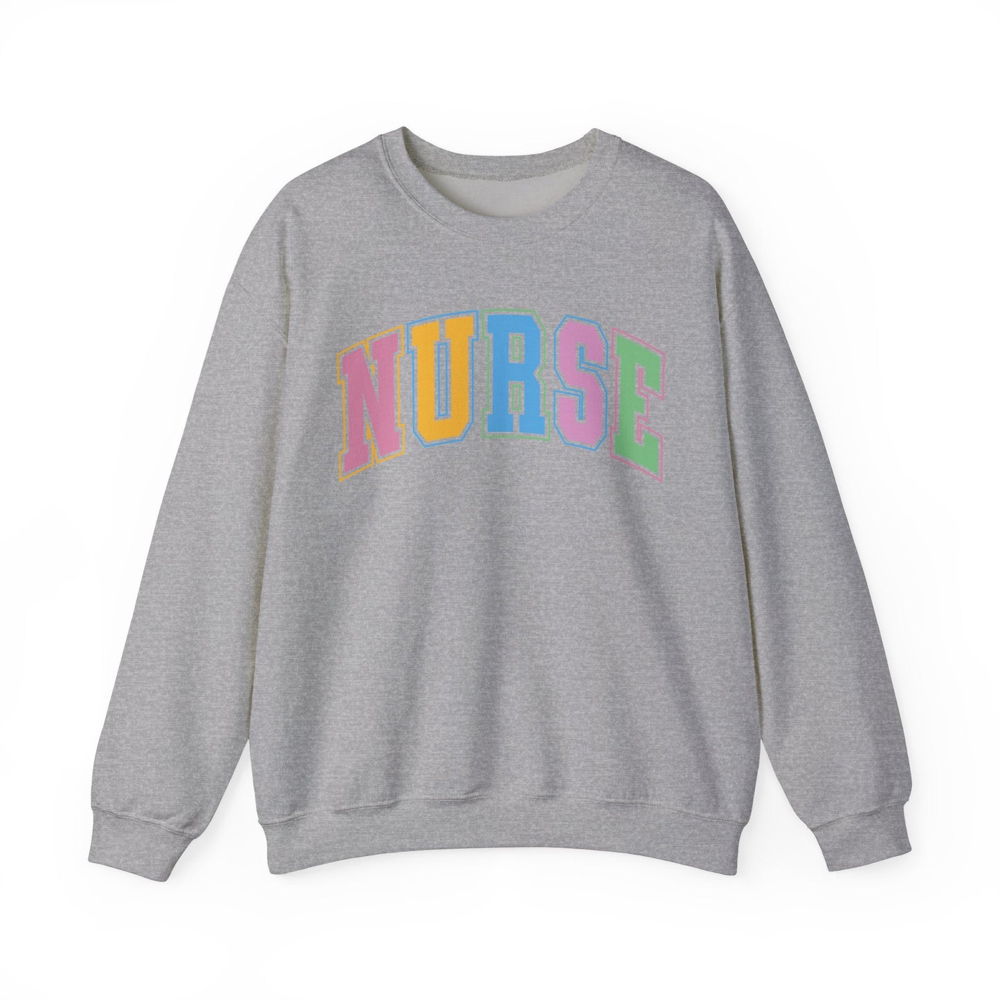 Multi Color Nurse  Varsity Letter Sweatshirt