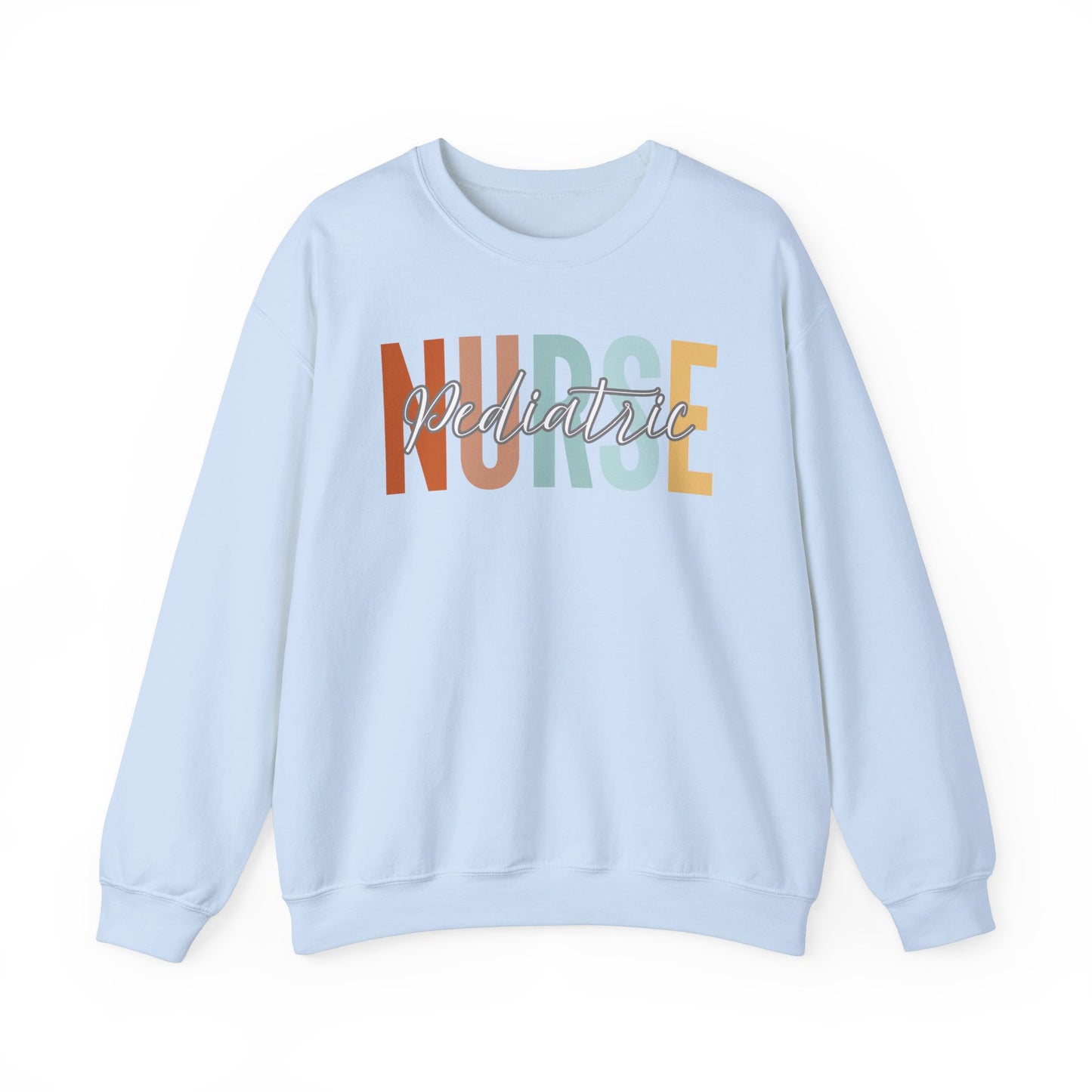 Rainbow Pediatric Nurse Gildan Sweatshirt