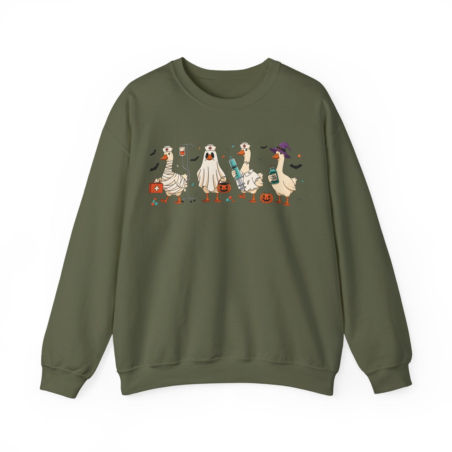 Spooky Goose  Halloween sweatshirt , pediatric nurse sweatshirt, Halloween sweatshirt, spooky season, ER RN, NICU nurseHalloween Nurse, comfort colors