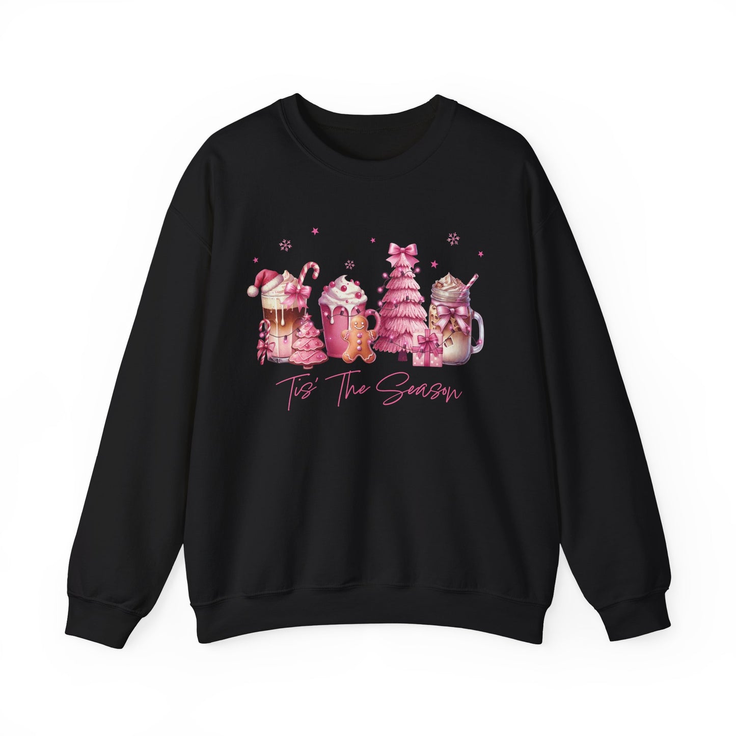 Pink Christmas coffee Sweatshirt