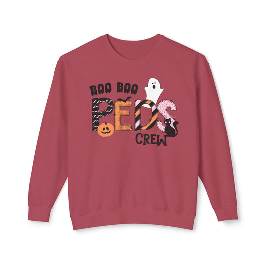 Boo Boo Peds Crew, pediatric nurse sweatshirt, Halloween sweatshirt, spooky season, ER RN, NICU nurseHalloween Nurse, comfort colors