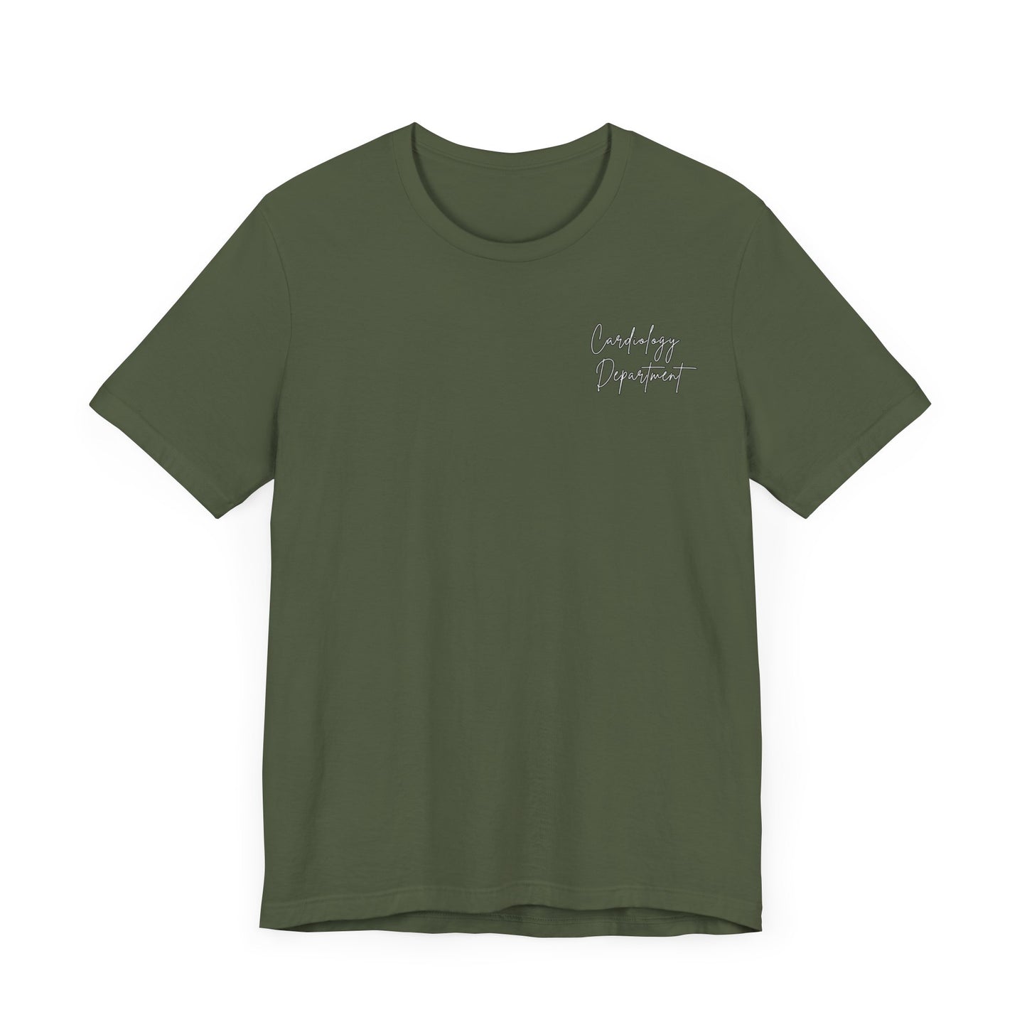 Simple Floral Heart , Cardiology Bella Canvas Tshirt