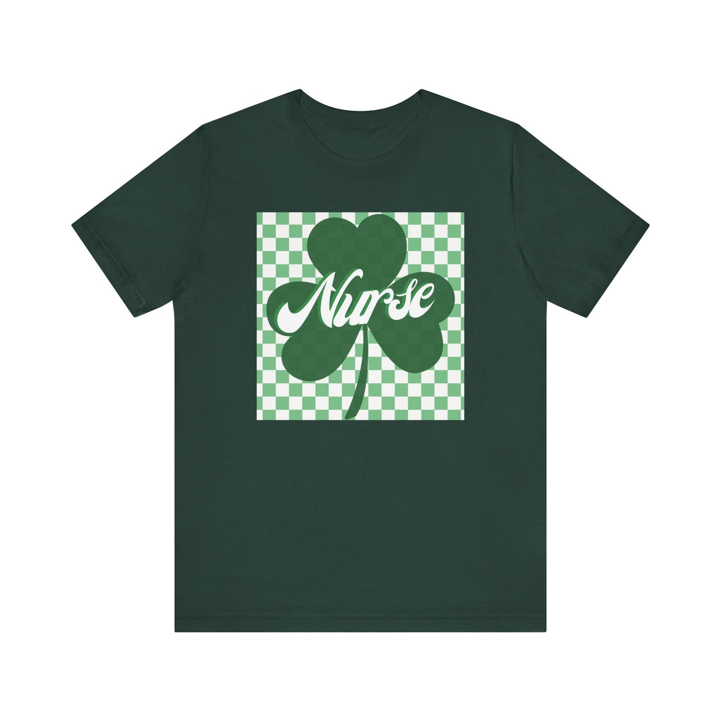Retro St. Patrick’s Day Nurse Shirt, Comfy, stretchy Bella Canvas