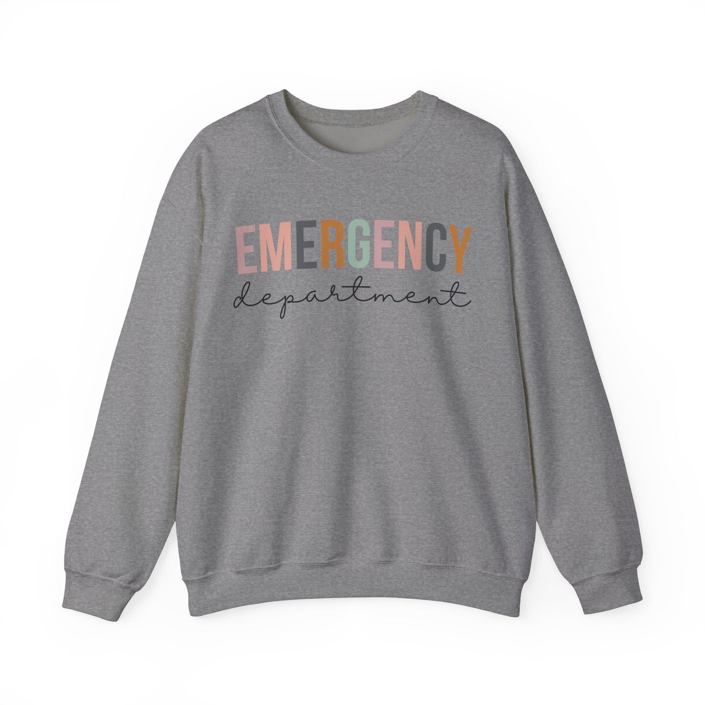 Emergency Department Simple and Cute Gildan Sweatshirt