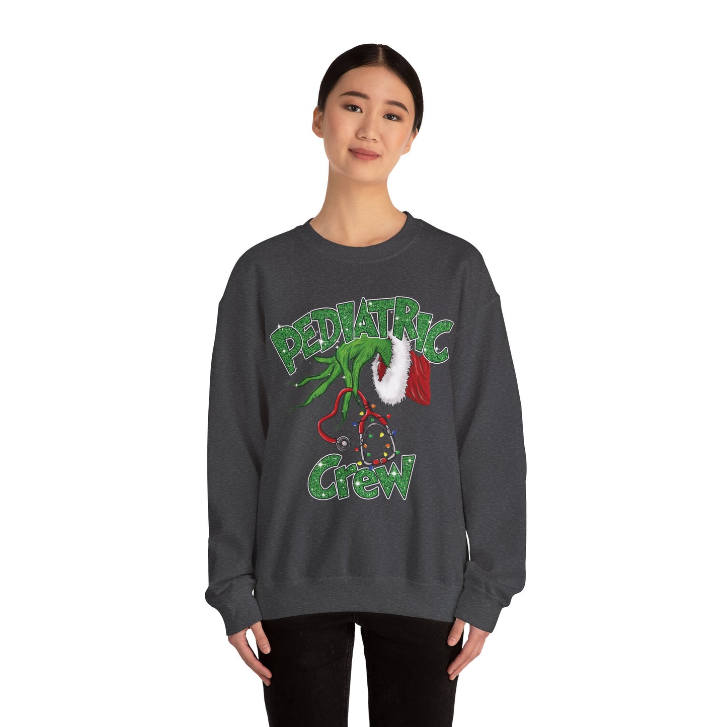 Pediatric Nurse Sweatshirt , Grinch Nurse Shirt, Pain Scale, funny nurse Christmas Long Sleeve, Nurse Christmas, Christmas comfort colors,