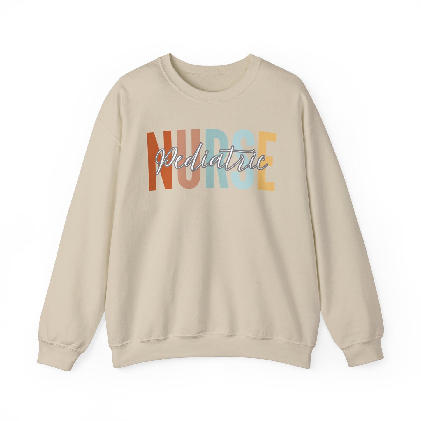 Rainbow Pediatric Nurse Gildan Sweatshirt