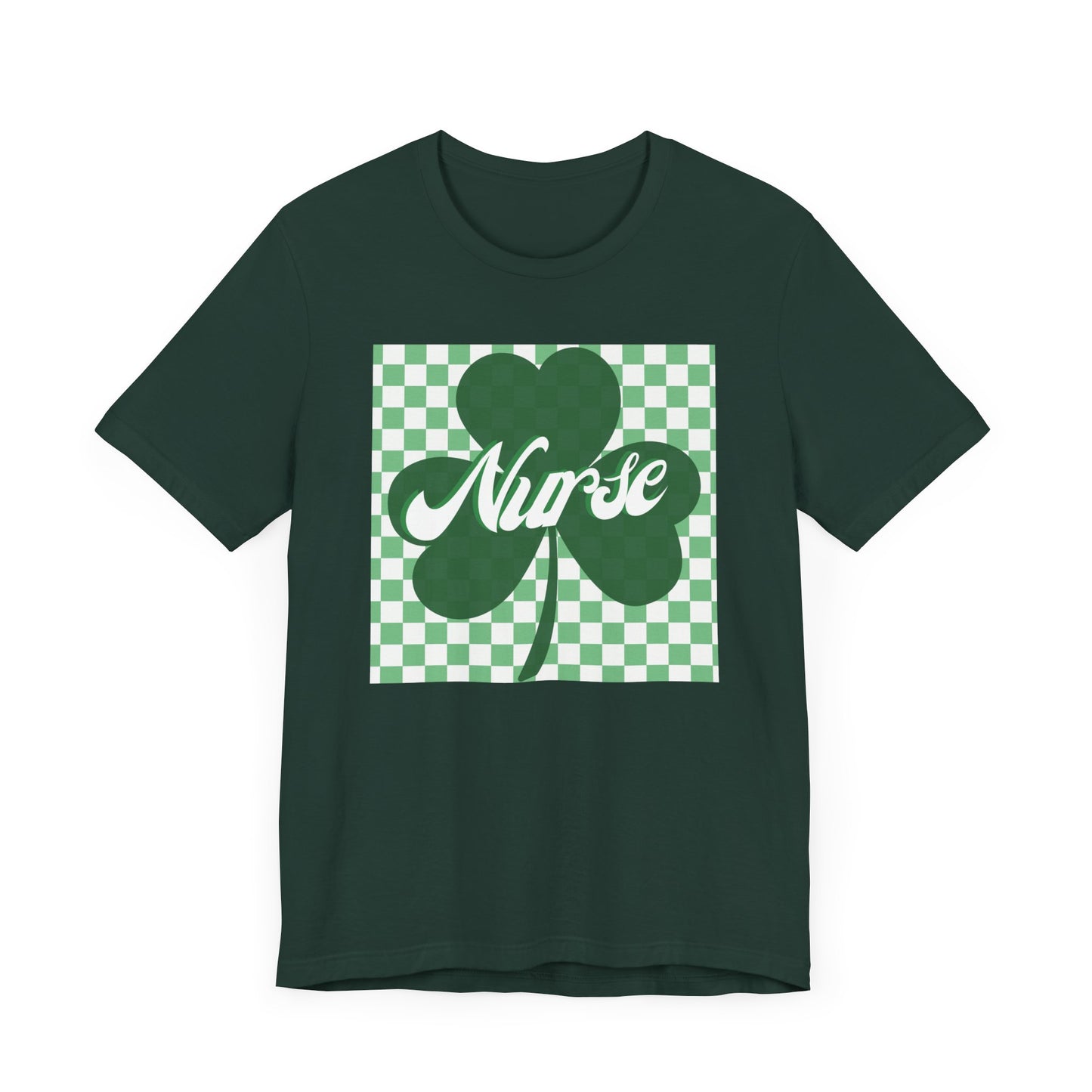 Retro St. Patrick’s Day Nurse Shirt, Comfy, stretchy Bella Canvas