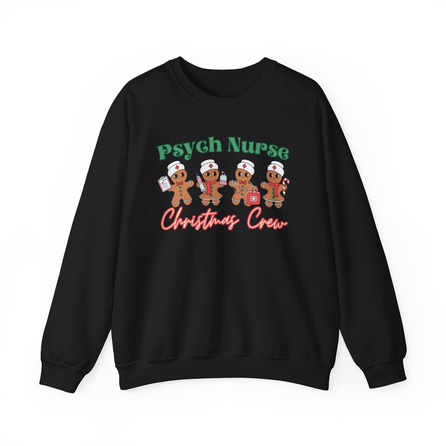 Psych Nurse Christmas Crew, Gingerbread nurse, Nurse. Christmas sweater, Psych Nurse, Christmas Crew