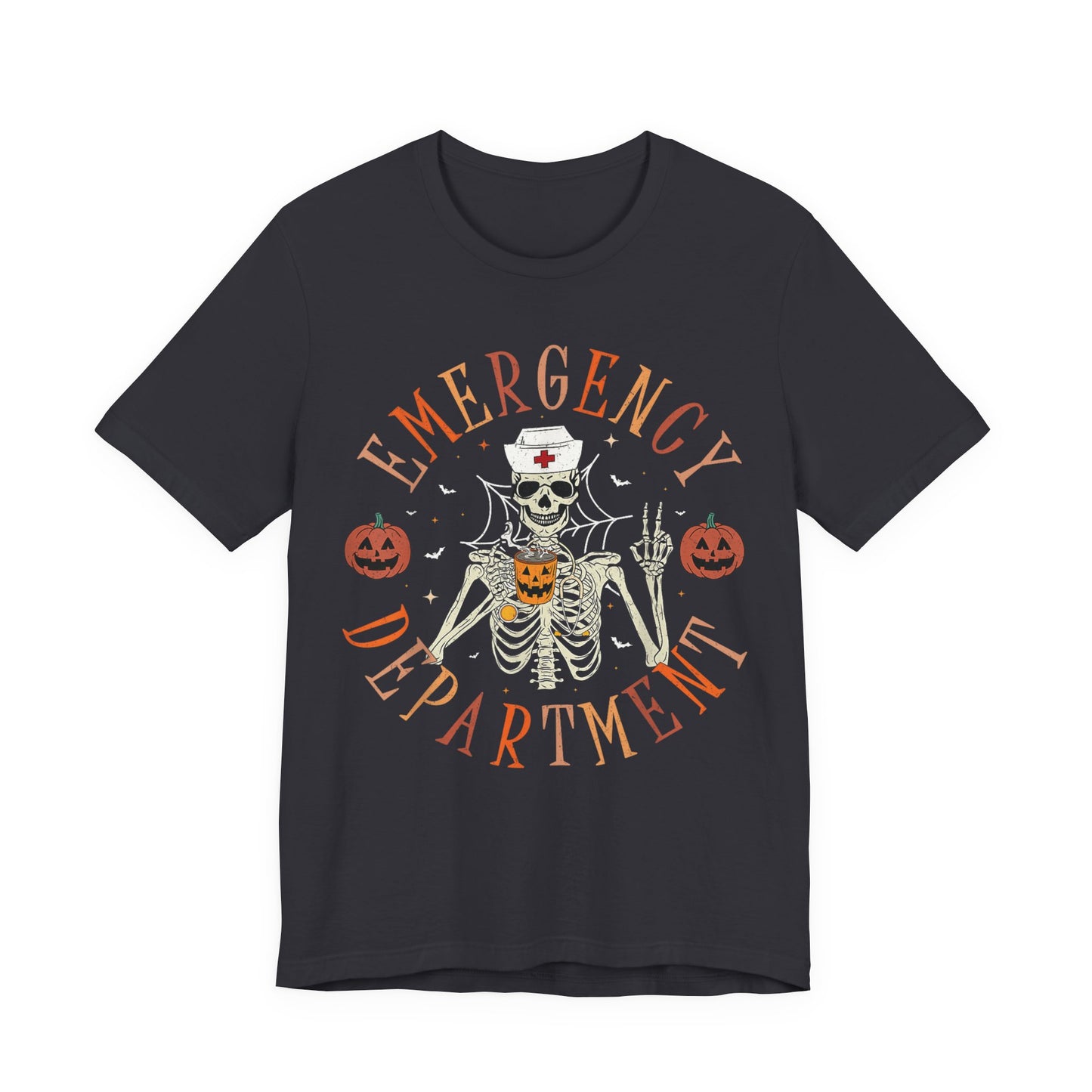 Skeleton ED Nurse , pediatric nurse Halloween shirt, gildan skeleton nurse shirt, Peds nurse , Spooky nurse shirt