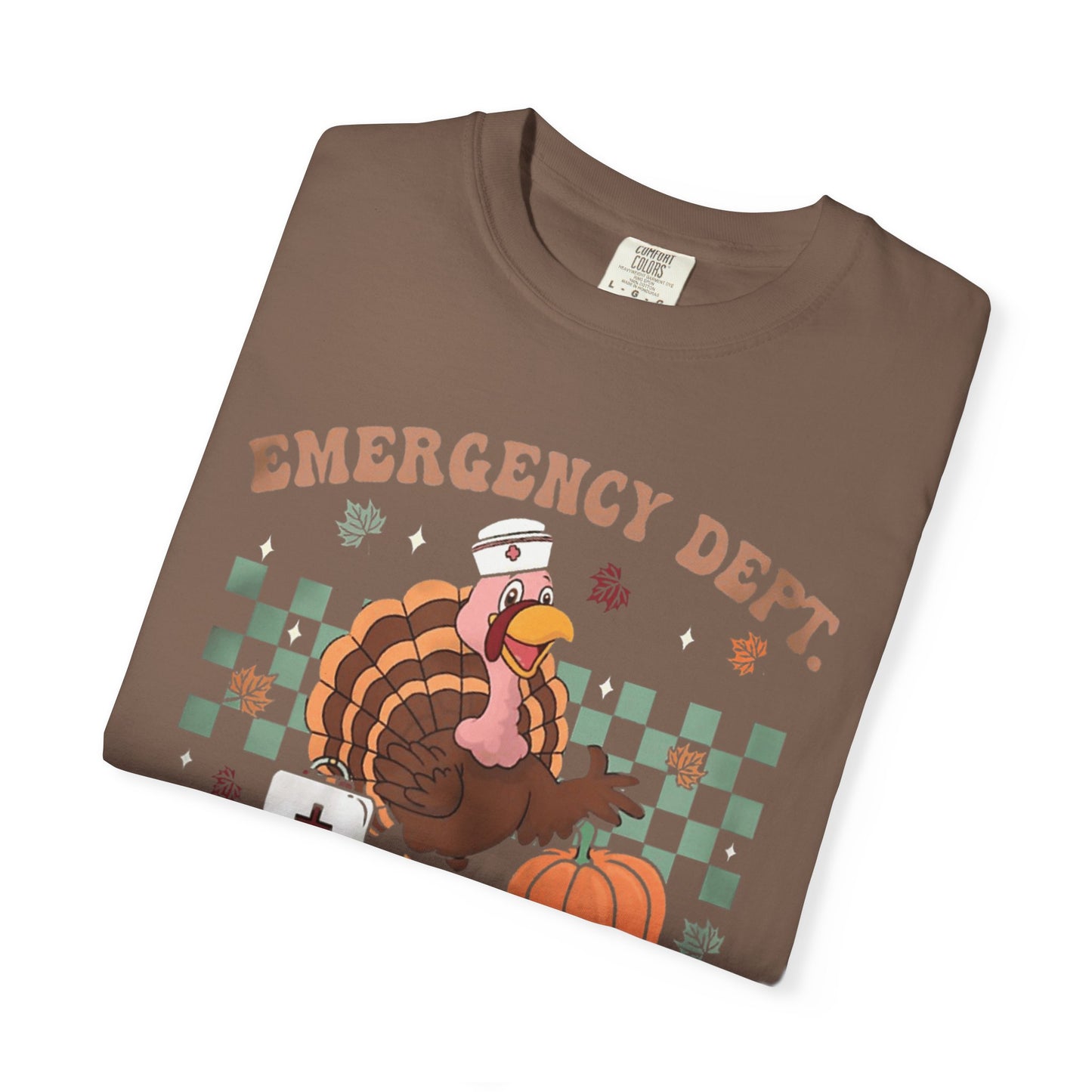 Comfort colors gobble squad tshirt, emergency gobble squad