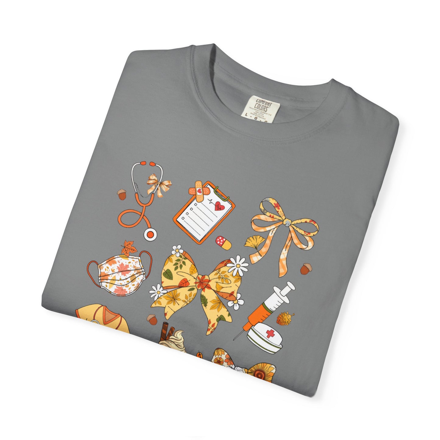 Cute Fall Pediatric Emergency Shirt for all Fall Months, Nurse shirt, gift for nurse, coquette bow, everything fall