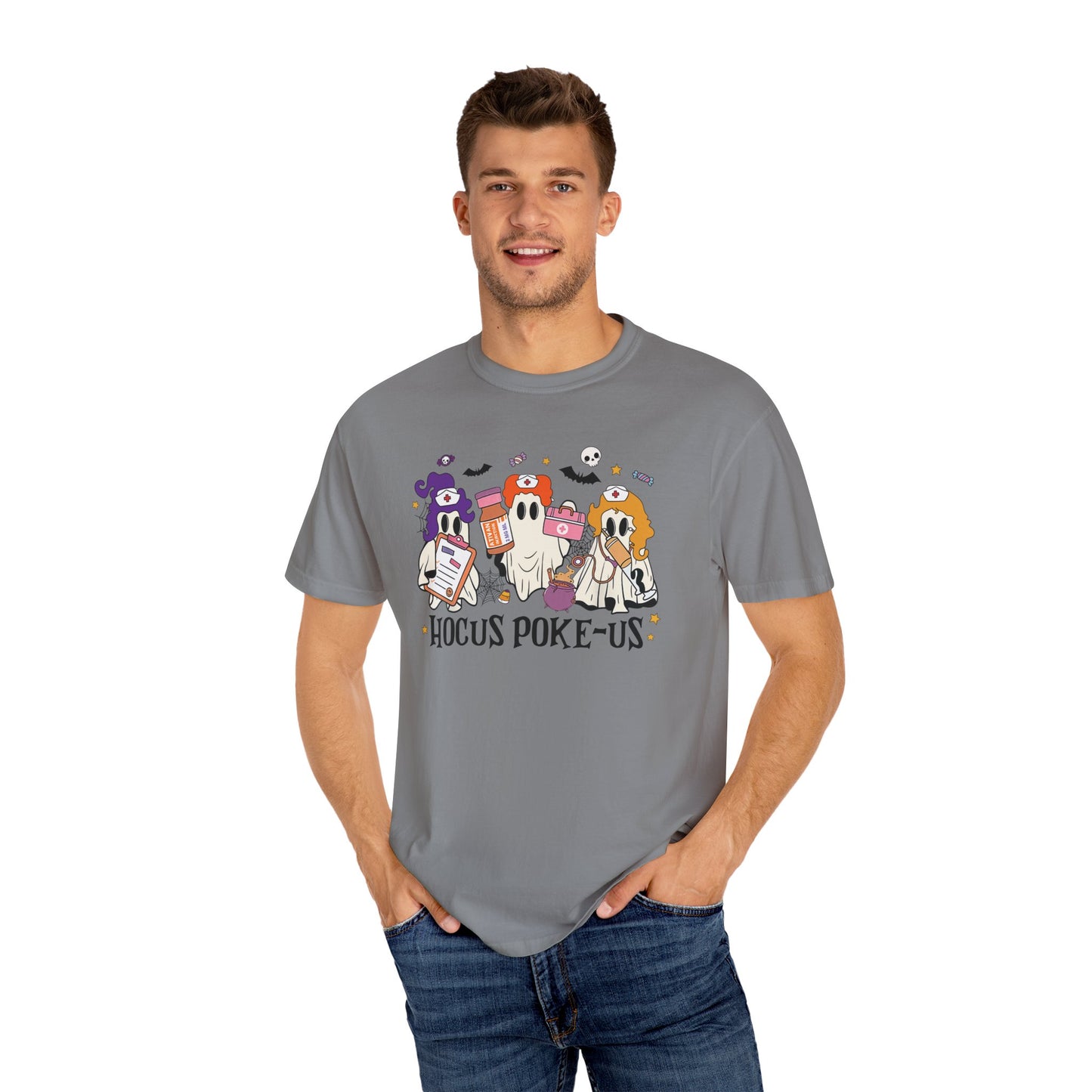 Funny nurse long sleeve, Halloween Nurse shirt, Department shirt, nurse shirt, ghost nurse shirt, comfort colors,  Halloween shirt for nurse
