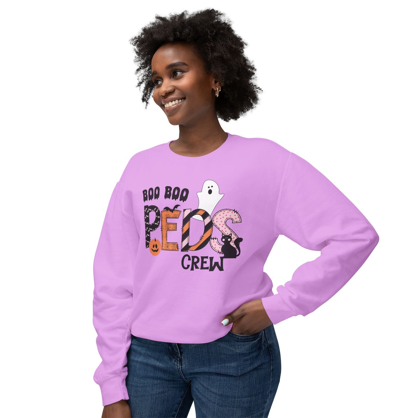 Boo Boo Peds Crew, pediatric nurse sweatshirt, Halloween sweatshirt, spooky season, ER RN, NICU nurseHalloween Nurse, comfort colors