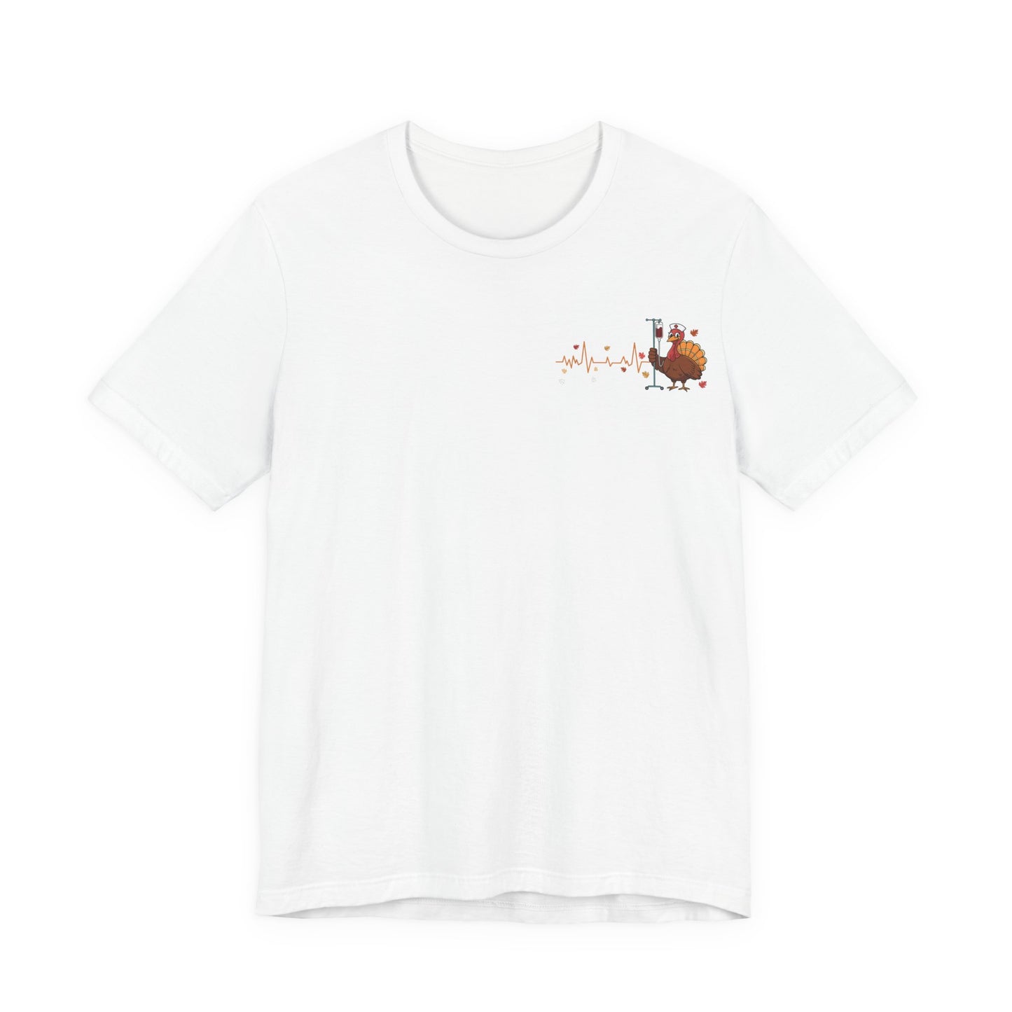 Turkey pocket design ED Nurse , pediatric nurse thanksgiving  shirt, gildan turkey ekg nurse shirt, Peds nurse , fall nurse shirt