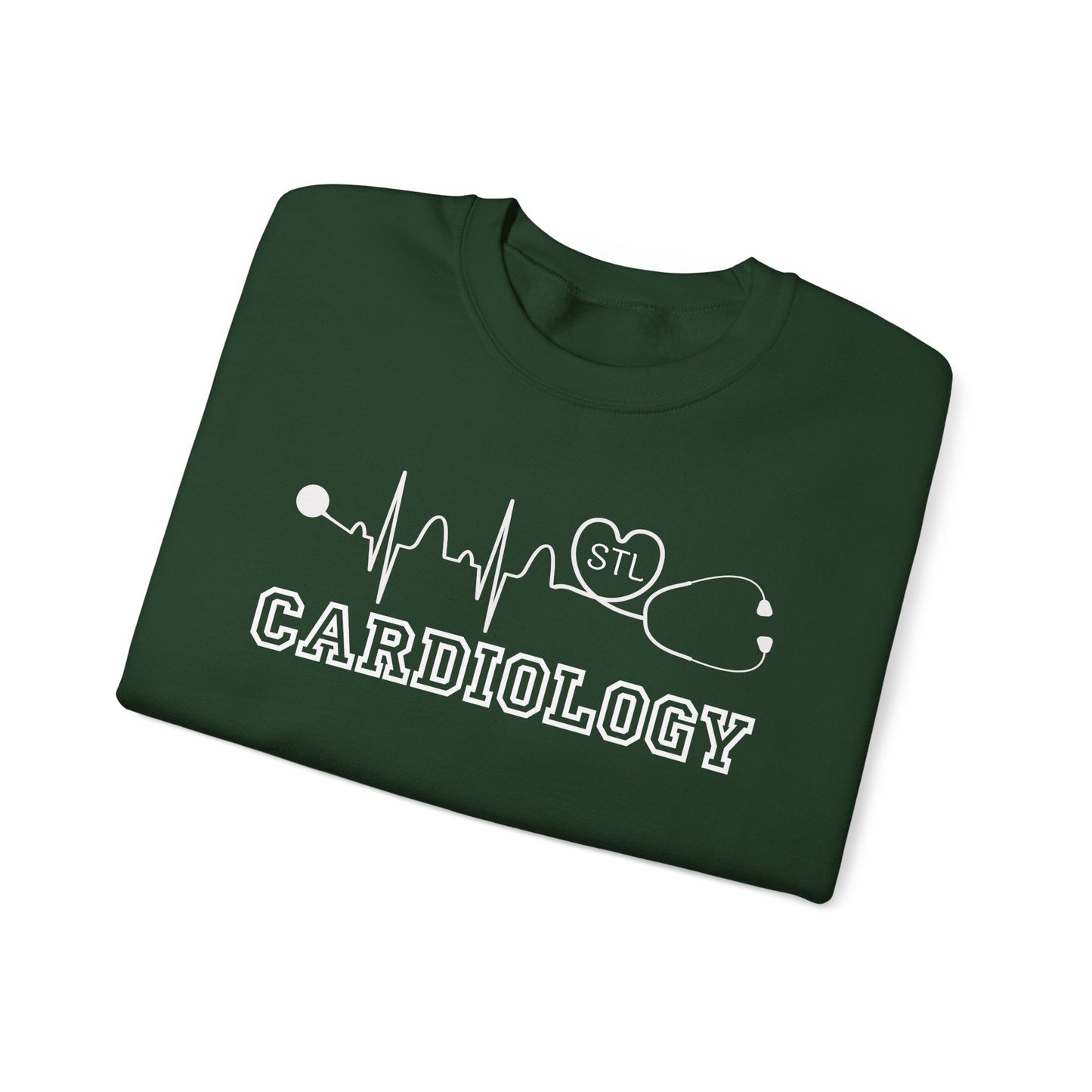 STL Cardiology EKG RN Comfy Gildan Sweatshirt, EKG STL  love, wear out or at work!